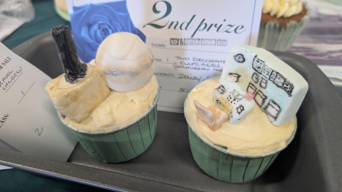 Cupcakes celebrating Dounreay's 70th anniversary